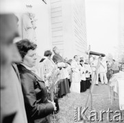 25.04.1981, Warszawa, Polska.
Uroczystość poświęcenia sztandaru NSZZ 