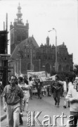 14.08.1988, Gdańsk, Polska.
Manifestacja, w tle kościół pw. św. Katarzyny.
Fot. NN, Archiwum Federacji Młodzieży Walczącej, zbiory Ośrodka KARTA