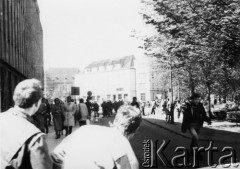 1.05.1989, Gdańsk, Polska.
Po manifestacji.
Fot. NN, Archiwum Federacji Młodzieży Walczącej, zbiory Ośrodka KARTA