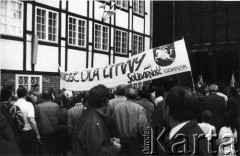 3.05.1990, Gdańsk, Polska.
Manifestacja NSZZ 