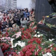 19.04.1983, Warszawa, Polska.
Obchody 40. rocznicy wybuchu powstania w getcie warszawskim.
Fot. Edward Grochowicz, zbiory Ośrodka KARTA