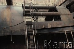 Wrzesień 1985, Warszawa, Polska.
Fragment tunelu I linii metra w Warszawie.
Fot. Edward Grochowicz, zbiory Ośrodka KARTA