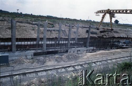 6.07.1987, Warszawa, Polska.
Budowa I linii metra na Kabatach.
Fot. Edward Grochowicz, zbiory Ośrodka KARTA