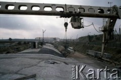 Sierpień 1988, Warszawa, Polska.
Budowa tunelu I linii metra.
Fot. Edward Grochowicz, zbiory Ośrodka KARTA