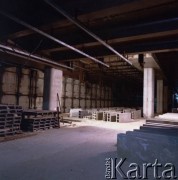Lipiec 1989, Warszawa, Polska.
Budowa Stacji Techniczno-Postojowej 