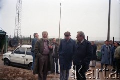 Lata 80., Warszawa, Polska.
Zwiedzanie I linii metra.
Fot. Edward Grochowicz, zbiory Ośrodka KARTA