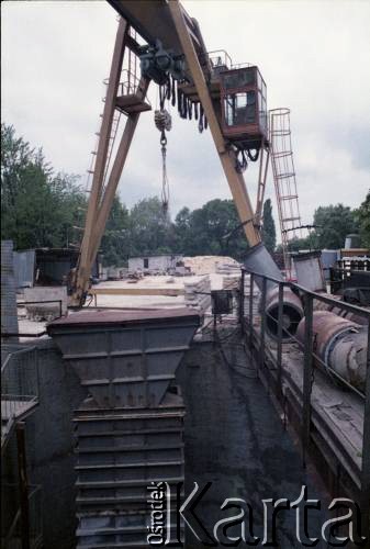 Lata 80., Warszawa, Polska.
Budowa I linii metra.
Fot. Edward Grochowicz, zbiory Ośrodka KARTA