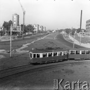 Lata 60., Warszawa, Polska.
Ulica Kasprzaka.
Fot. Edward Grochowicz, zbiory Ośrodka KARTA