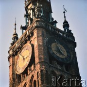 Lata 80., Gdańsk, Polska.
Wieża ratuszowa.
Fot. Edward Grochowicz, zbiory Ośrodka KARTA