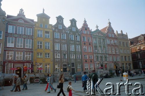 1995, Gdańsk, Polska.
Długi Targ na Starym Mieście.
Fot. Edward Grochowicz, zbiory Ośrodka KARTA