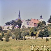 Lata 80., Kazimierz Dolny nad Wisłą, Polska.
Panorama od strony Wisły.
Fot. Edward Grochowicz, zbiory Ośrodka KARTA