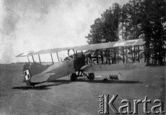 1918-1939, Lwów, Polska.
Samolot typu Potez 15 podczas remontu.
Fot. NN, zbiory Ośrodka KARTA, kolekcja Bronisława Voigta udostepniła Alicja Wojciechowska
