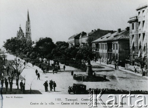Przed 1918, Tarnopol, Austro-Węgry.
Centrum miasta.
Fot. NN, zbiory Ośrodka KARTA, kolekcja Juliusza Solarskiego [AW III/156]