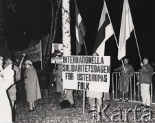 7.11.1983, Szwecja.
Demonstracja wspierająca m.in. działalność 