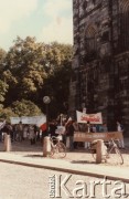 22-25.08.1986, Lund, Szwecja. 
Demonstracja prosolidarnościowa podczas europejskiego zjazdu CSSO - 