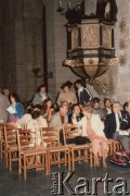 22-25.08.1986, Lund, Szwecja. 
Koncert skrzypaczki Anny Preyss w katedrze, który został zorganizowany podczas europejskiego zjazdu CSSO - 