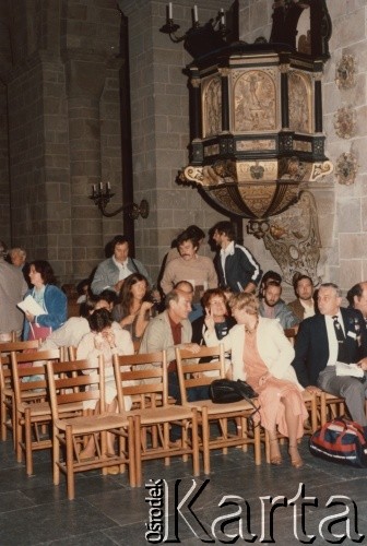 22-25.08.1986, Lund, Szwecja. 
Koncert skrzypaczki Anny Preyss w katedrze, który został zorganizowany podczas europejskiego zjazdu CSSO - 