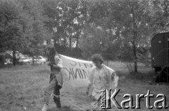 03-06.08.1988, Jarocin, Polska.
Festiwal Muzyki Rockowej Jarocin '88.
Fot. Artur Polit, zbiory Fundacji Ośrodka KARTA