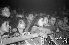 03-06.08.1988, Jarocin, Polska.
Festiwal Muzyki Rockowej Jarocin '88.
Fot. Artur Polit, zbiory Fundacji Ośrodka KARTA