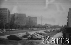 1980-1982, Warszawa, Polska.
Parking przy ul. Broniewskiego 20.
Fot. Artur Polit, zbiory Fundacji Ośrodka KARTA