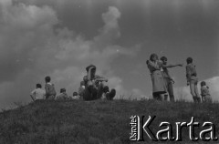 07.1983, Stańczyki, Polska.
254 Warszawska Drużyna Harcerska „Matecznik” im. Janka Bytnara „Rudego”, hufiec Warszawa Żoliborz.
Fot. Artur Polit, zbiory Fundacji Ośrodka KARTA