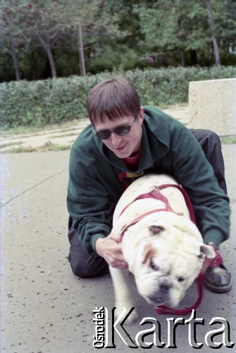 1995-1998, Warszawa, Polska.
Dariusz Robert „Maleo” Malejonek, Ujazdów.
Fot. Artur Polit, zbiory Fundacji Ośrodka KARTA