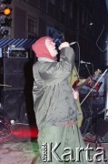 1996-1997, Warszawa, Polska.
Zespół Armia, koncert w klubie Proxima, n/z Tomasz 