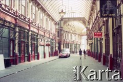 1996-1998, Londyn, Wielka Brytania.
Rynek Leadenhall.
Fot. Artur Polit, zbiory Fundacji Ośrodka KARTA