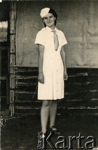 1943, Koja, Uganda.
Zofia Ślimak, potem Michalski.
Fot. NN, udostępnili Zofia i Julian Michalski, zbiory Ośrodka KARTA