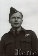 Lata 40., brak miejsca.
Julian Michalski w mundurze. W czasie II wojny światowej służył m.in. jako nawigator w 304 Dywizjonie Bombowym 