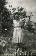 Ok. 1947, Ghazir, Liban.
Irena Juchniewicz podczas wakacji u siostry.
Fot. NN, udostępniła Irena Godyń, zbiory Ośrodka KARTA