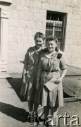Ok. 1946, Iran.
Irena Juchniewicz (z lewej) i Zofia Hilewicz podczas kolonii harcerskich.
Fot. NN, udostępniła Irena Godyń, zbiory Ośrodka KARTA