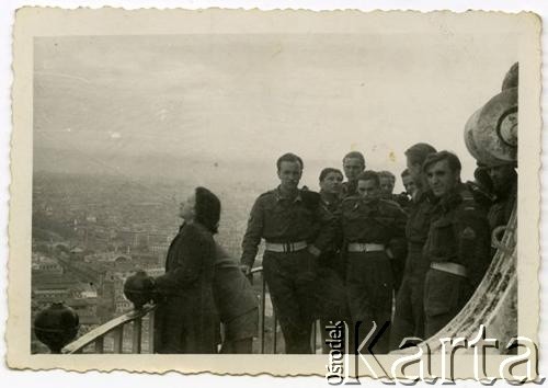 1945-1946, Rzym, Zjednoczone Królestwo Włoch.
Żołnierze 4 Pułku Pancernego 