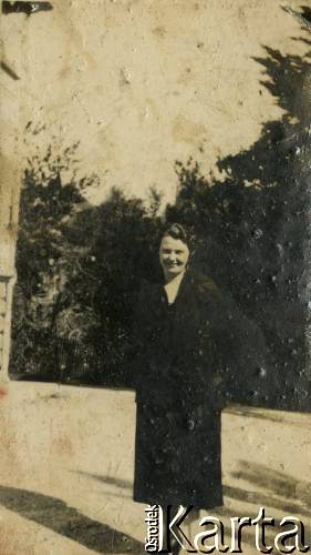 1925-1927, Francja.
Elżbieta Zajączkowska, matka Larysy.
Fot. NN, kolekcja Larysy Zajączkowskiej-Mitznerowej, zbiory Ośrodka KARTA