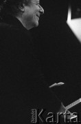 29.11.2003, Kalisz, Polska.
30. Międzynarodowy Festiwal Pianistów Jazzowych. Występ Fritz Pauer Trio, na zdjęciu pianista Fritz Pauer.
Fot. Stanisław Kulawiak, zbiory Ośrodka KARTA