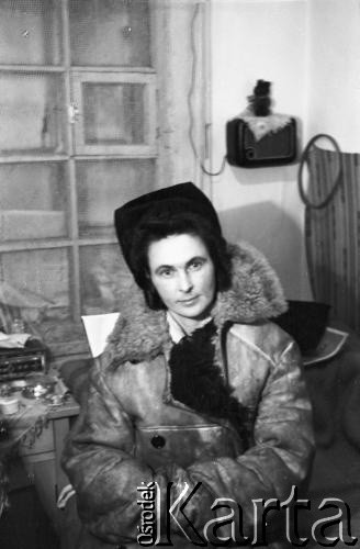 1955, Workuta, Komi ASRR, ZSRR.
Na zdjęciu Janina Muszyńska (z domu Zuba), więźniarka łagrów w latach 1949-1954.
Fot. Eugeniusz Cydzik, udostępnił Eugeniusz Cydzik w ramach projektu 