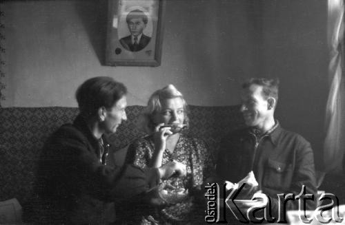 1955-1957, Workuta, Komi ASRR, ZSRR.
Zesłańcy. Od lewej: Eugeniusz Cydzik, Czesława Cydzik (z domu Hnatów).
Fot. NN, udostępnił Eugeniusz Cydzik w ramach projektu 