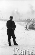 1955-1957, Workuta, Komi ASRR, ZSRR.
Łagiernik pracujący w kopalni.
Fot. Eugeniusz Cydzik, udostępnił Eugeniusz Cydzik w ramach projektu 