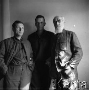 1955-1956, Workuta, Komi ASRR, ZSRR.
Zesłańcy. Pierwszy od lewej - Zygmunt Sajdak ps. Feniks, szef grupy 