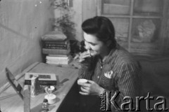 1955, Workuta, Komi ASRR, ZSRR.
Więźniowie łagrów, Halina Kowalska.
Fot. Eugeniusz Cydzik, udostępnił Eugeniusz Cydzik w ramach projektu 
