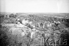 Po 1957 roku,  Lwów, Ukraina, ZSRR.
Widok na miasto z Cmentarza Łyczakowskiego. 
Fot. NN, udostępnił Eugeniusz Cydzik w ramach projektu 