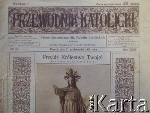 27.10.1929, Poznań, Polska.
Strona tytułowa 