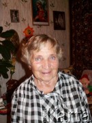 25.08.2010, Słonim, Białoruś.
Krystyna Ogiejczyk z domu Parol.
Fot. wykonana w ramach realizacji projektu 