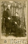 1904, Grodno, zabór rosyjski.
Portret Jana i Huldy Daników. Fotografia wykonana w atelier fotograficznym 