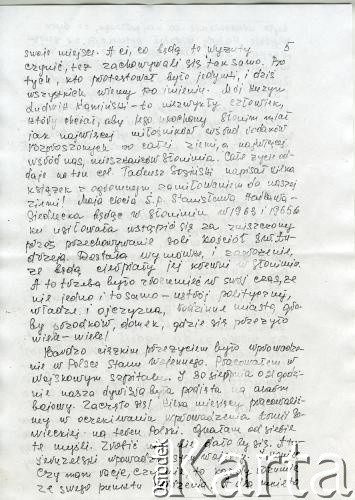 7.04.2005, Słonim, Białoruś.
Wspomnienia Heleny Pietrakowej.
Zbiory Archiwum Historii Mówionej Ośrodka KARTA i Domu Spotkań z Historią udostępniła Helena Pietrakowa w ramach projektu 