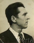 Prawdopodobnie lata 40., brak miejsca.
Bronisław Dylewicz, ojciec Rozalii Dylewicz (potem Andraikeniene).
Fot. NN, zbiory Archiwum Historii Mówionej Ośrodka KARTA i Domu Spotkań z Historią, udostępniła Rozalia Andraikeniene w ramach projektu 