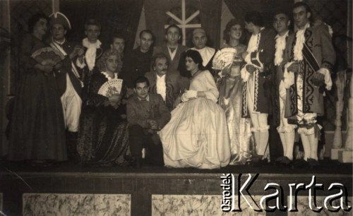 Grudzien 1957, Strzelce Opolskie, Polska
Zak≥ad Karny w Strzelcach Opolskich. Teatr wiÍzienny 