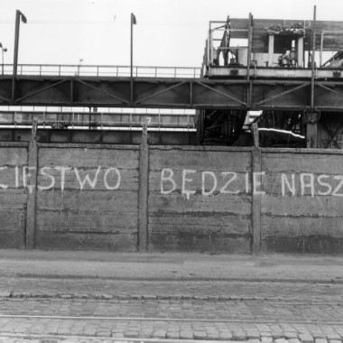 Fotografia z kolekcji tematycznej: strajk w Stoczni Gdańskiej w sierpniu 1980