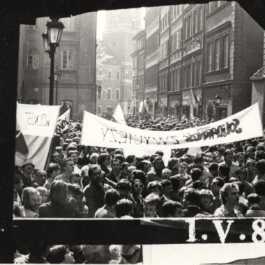 Fotografia z kolekcji tematycznej: Manifestacja niezależna 3 maja 1983 roku